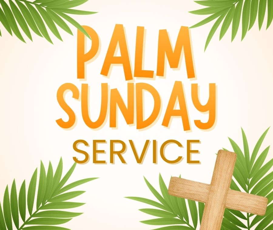 Palm Sunday Service Flyer
